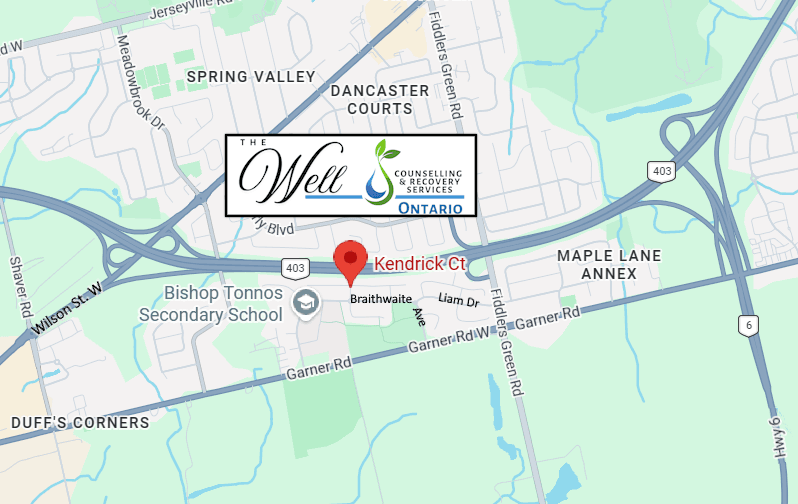 The Well Counselling & Recovery Services location in Ancaster