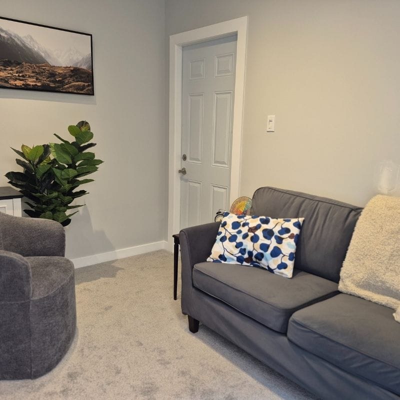 Photo of our comfortable Ancaster office | The Well Counselling & Recovery Services
